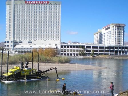 Commercial Dredging on the Colorado River in Bullhead City, Arizona