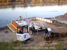 Boat Launch Ramp Construction on the Colorado River